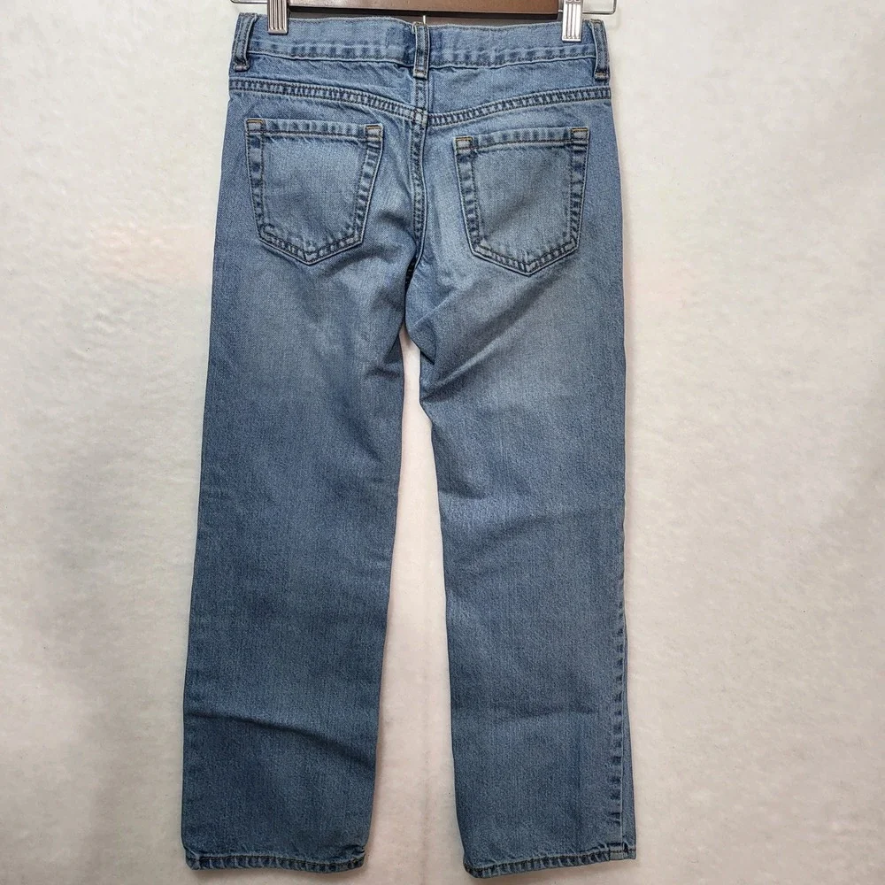 Old Navy Kids Boys Straight‎ Fit Light Wash Denim Jeans Size 8R